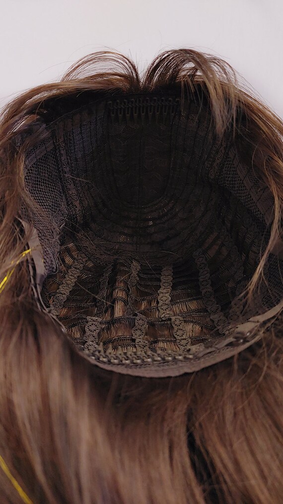 SaQina Wigs ウィッグ フィットタイプ ブラウン クリップ付き