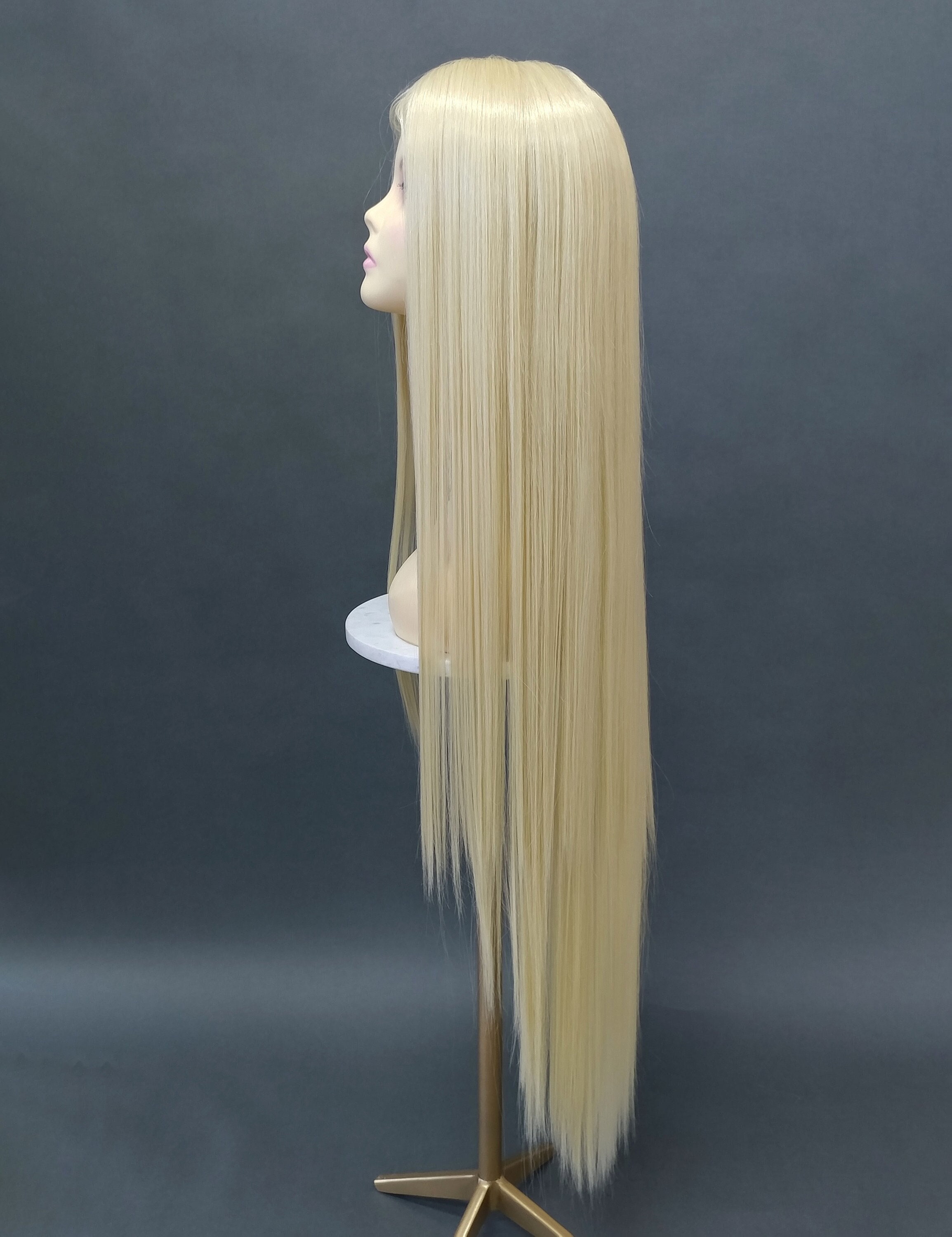 Blonde wig etsy barbie deals