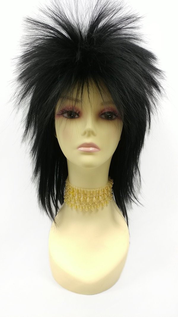 black rocker wig