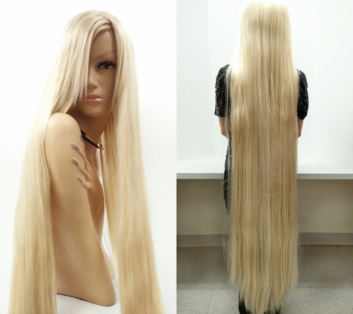 Lady Godiva 60 Inch Long Blonde Wig Lady Godiva 60 Inch Long Blonde Wig