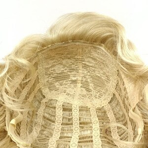 Mixed Dark and Light Blonde Curly Layered Wig With Bangs. Big - Etsy