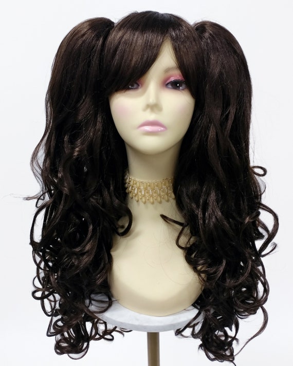 Brown Lolita wig Brown Air Bangs Short Curly Hair Sweet Lolita Wigs  main image 4