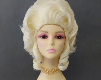 Marie Antoinette Blonde Costume Colonial Baroque Period Historical Wig [Genevieve2-Blonde]