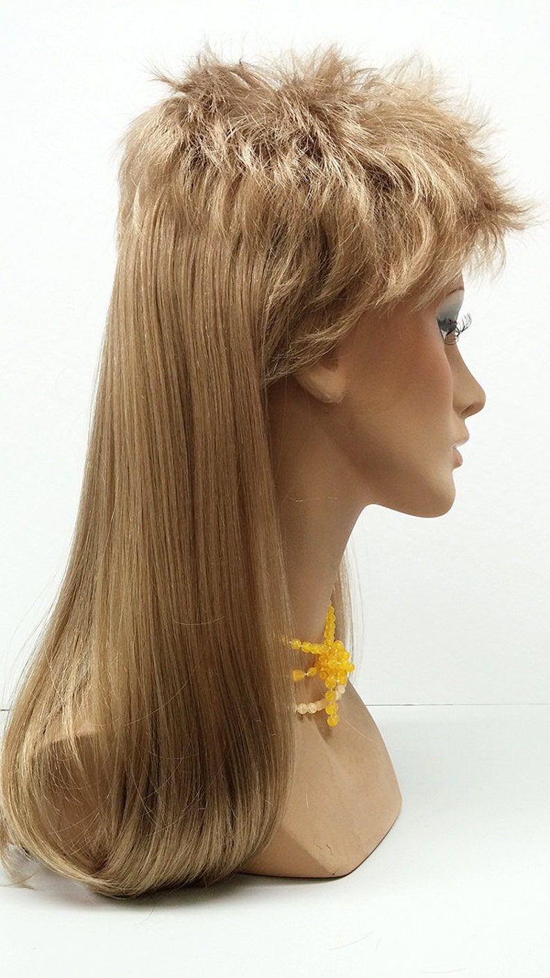 17 inch Long Joe Dirt Style Mullet Wig. Men's Dirty Blonde | Etsy