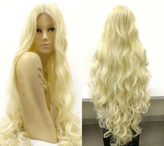 Super long blonde wig Clearance