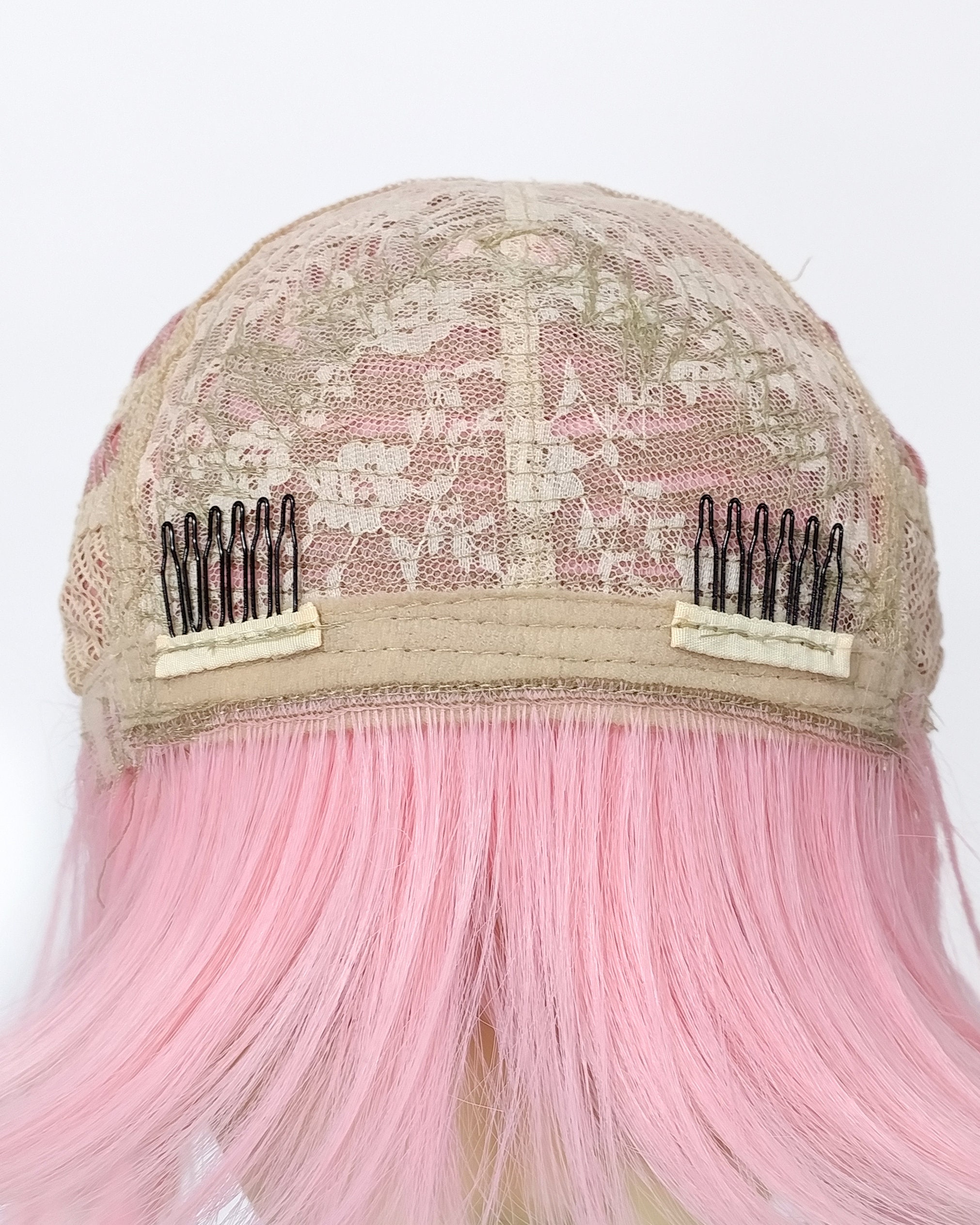 Heat Resistant Pink Short Pageboy Straight Bob Wig Amazon.com: PLULON Pink Short Bob Wig and Sunglass Set, Neon  main image 2