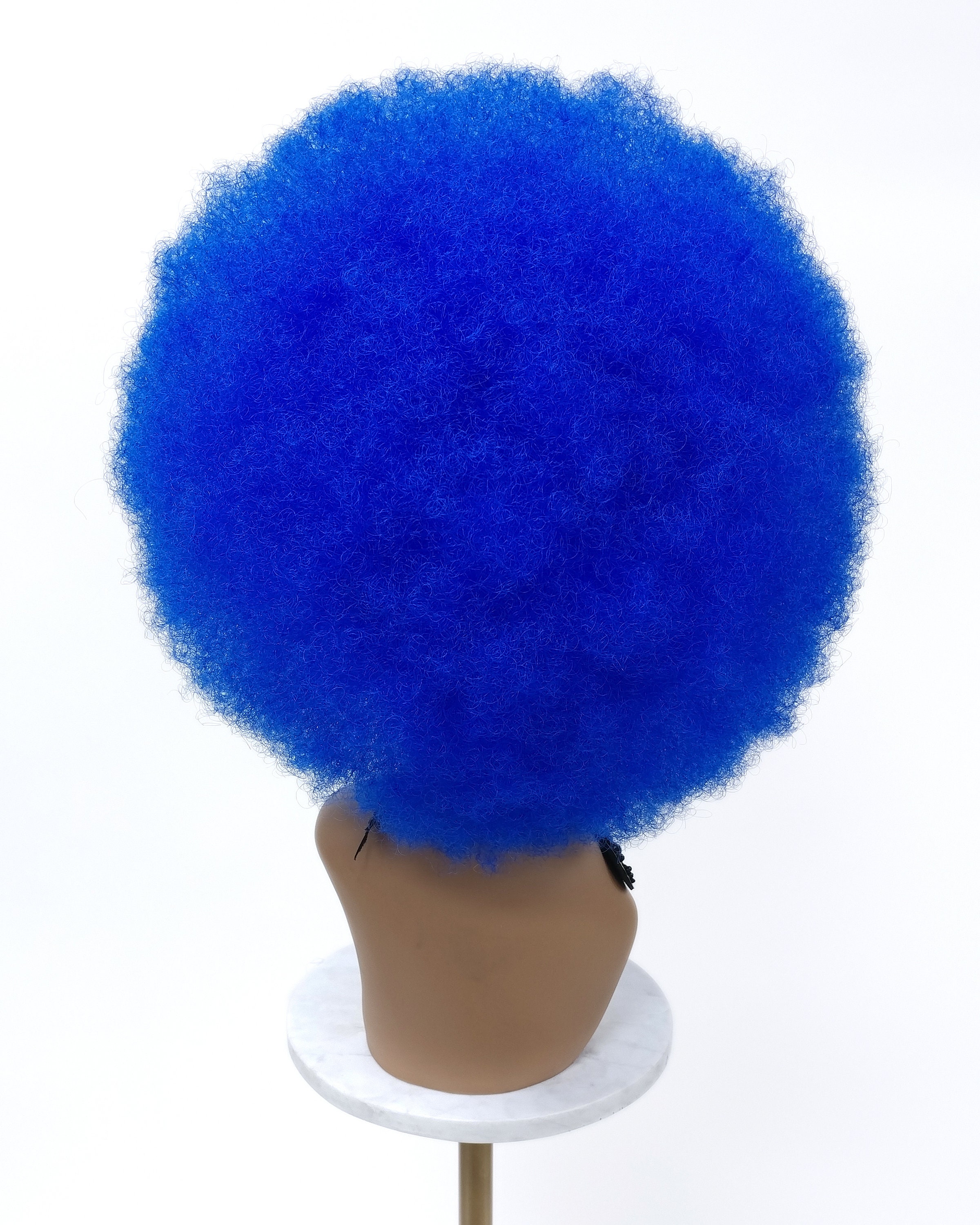 Large Dark Blue Afro Synthetic Costume Wig [lafro-dblue] - Etsy