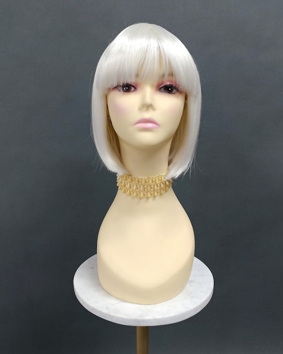 White bob cheap wig uk