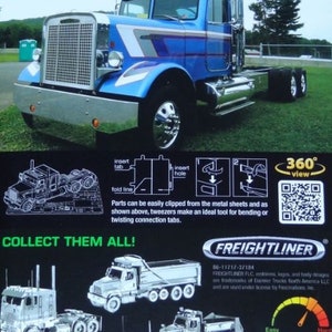 Fascinations Metal Earth 3D Vehicle Model Freightliner COE Truck – Solaris Sports & Leisure