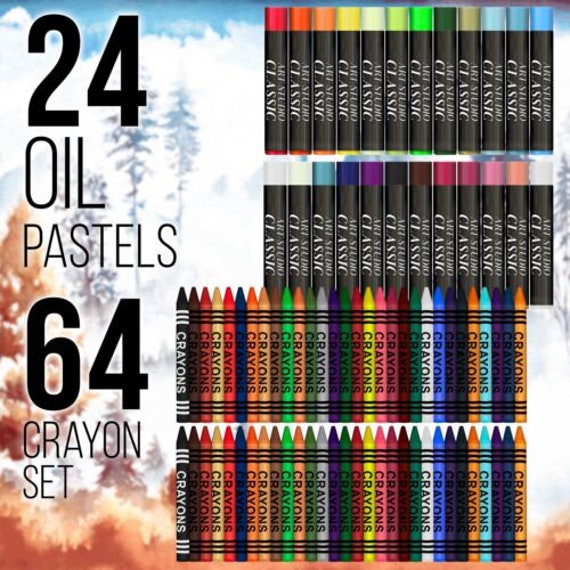 Color More 143 Piece Deluxe Art Set, Art Supplies in Portable Wooden Case- Painting & Drawing Kit with Crayons, Oil Pastels, Colored