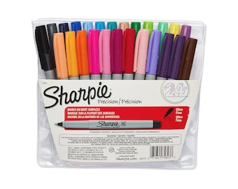 Sharpie Ultra-Fine-Point 24-Pack Colored Permanent Markers