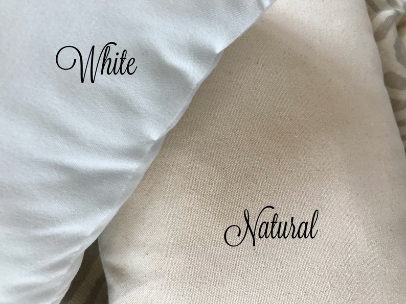 Personalized Linen or Cotton Canvas Pillow Cover. Wedding Gift Pillow. Baby Gift. Custom Pillow Cover. Personalized Gift. Zipper enclosure image 2