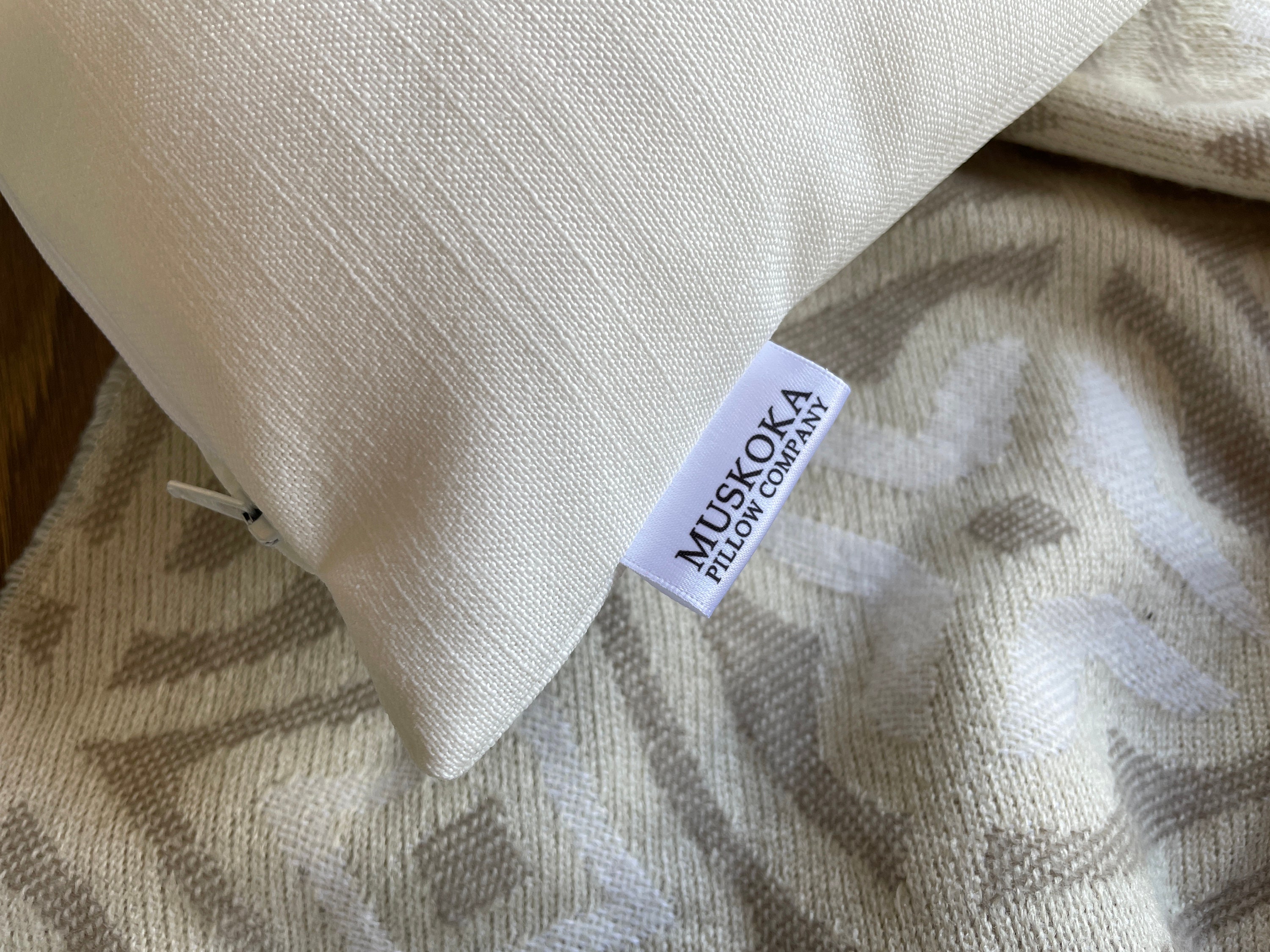 Grain Sack Pillow Cover With Stripe Farmhouse Pillow Cover Etsy Canada