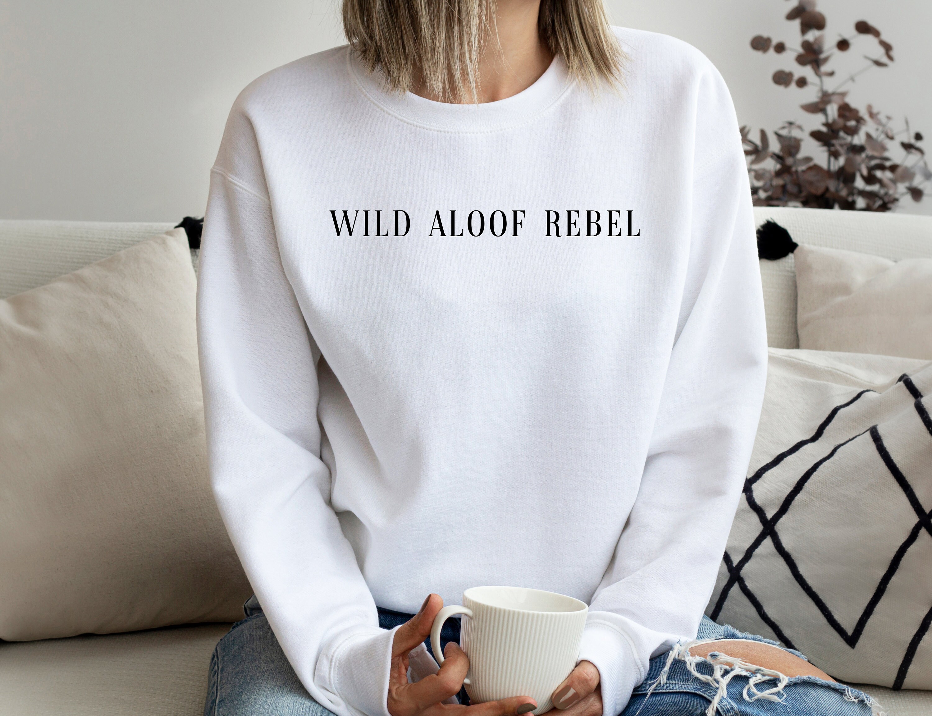Wild Aloof Rebel Crew Neck Sweater 