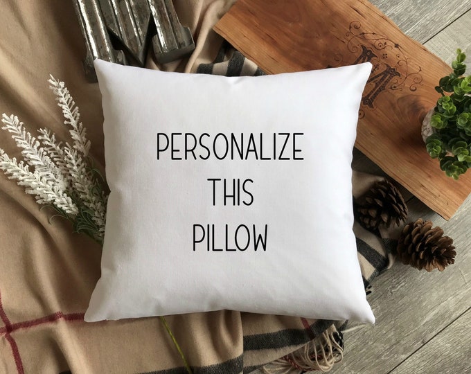 Custom Family Names Pillow Personalized Pillow Case Etsy Canada