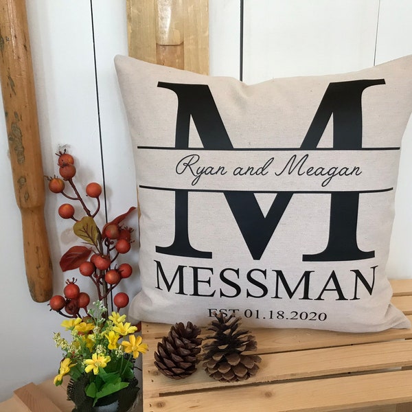 Mr and Mrs Pillows Etsy