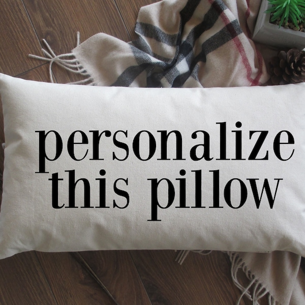 Custom Quote Pillow Etsy