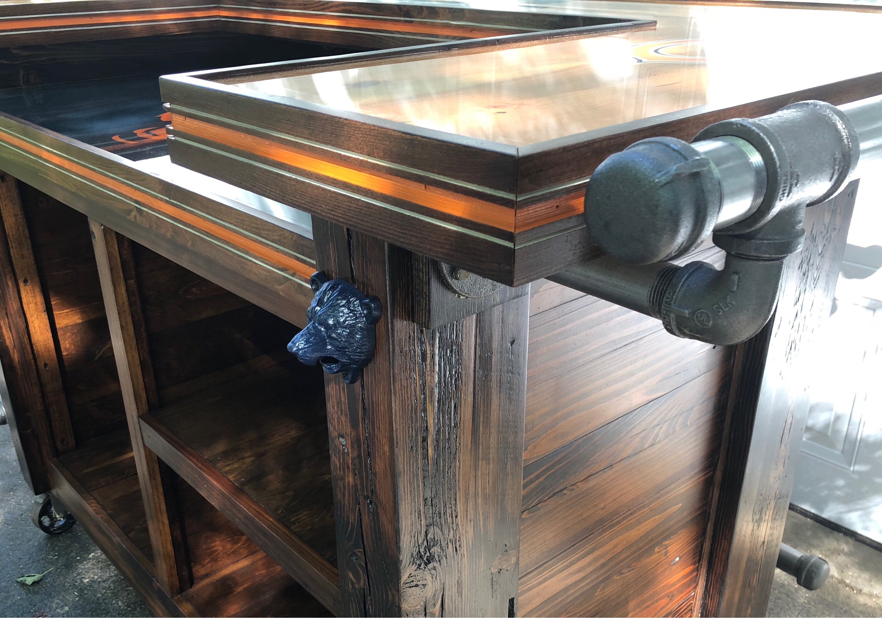 Chicago Bears bar Etsy