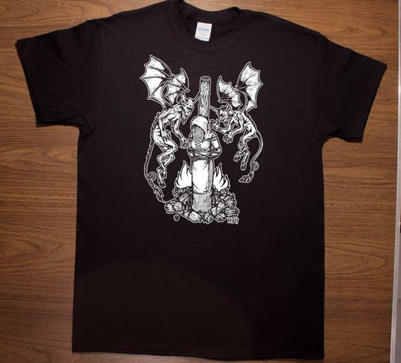 burning witch shirt
