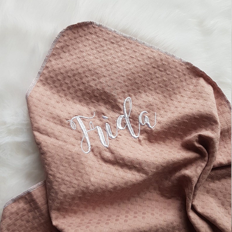 Baby blanket with name Cuddly Blanket Personalized Birth Etsy