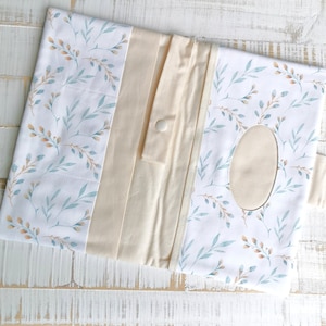 Windeltasche Stoff | zeitlose Wickeltasche aus Baumwolle | unterwegs wickeln | Geschenk zur Geburt | schwanger | Geschenk Mama