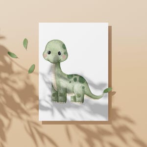 Karte mit Dino | Grußkarte | Postkarte | zur Geburt | Einladung | zum Geburtstag | süße Karte