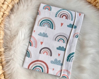 Funda para cuadernillo en U con compartimento interior para el certificado de vacunación | Sobre | Cuaderno de examen | Portada del folleto en U | Portada del folleto U | Portada del folleto en U | regalo de nacimiento