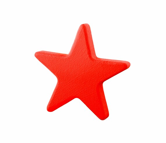 Childrens Dresser Knobs Kids Star Knobs Wood Wardrobe Etsy