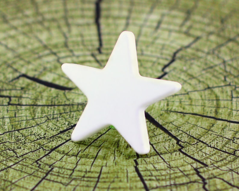 Baby Drawer Knobs White Star Knobs Kids Drawer Pulls Etsy