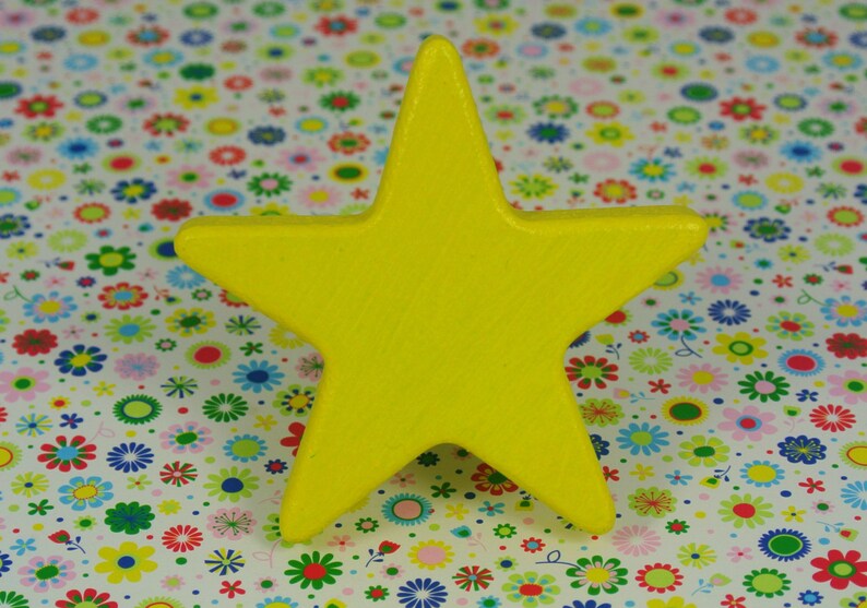 Kids Drawer Pulls Yellow Star Handles Toddler Furniture Etsy