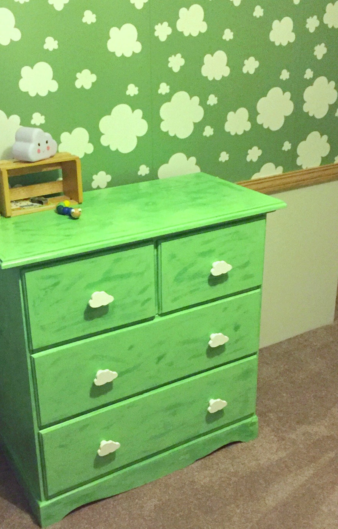 Kinder Knauf Kinderzimmer-Knäufe weiße Wolke Knöpfe Schrank | Etsy