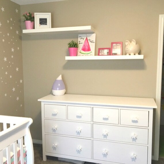 Light Pink Cloud Drawer Knobs And Pulls Kids Dresser Handle Etsy
