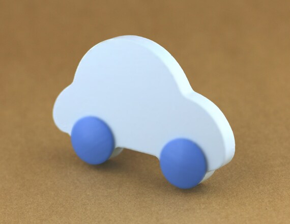 Blue Car Knobs Nursery Drawer Knobs Boys Cabinet Knobs And Etsy