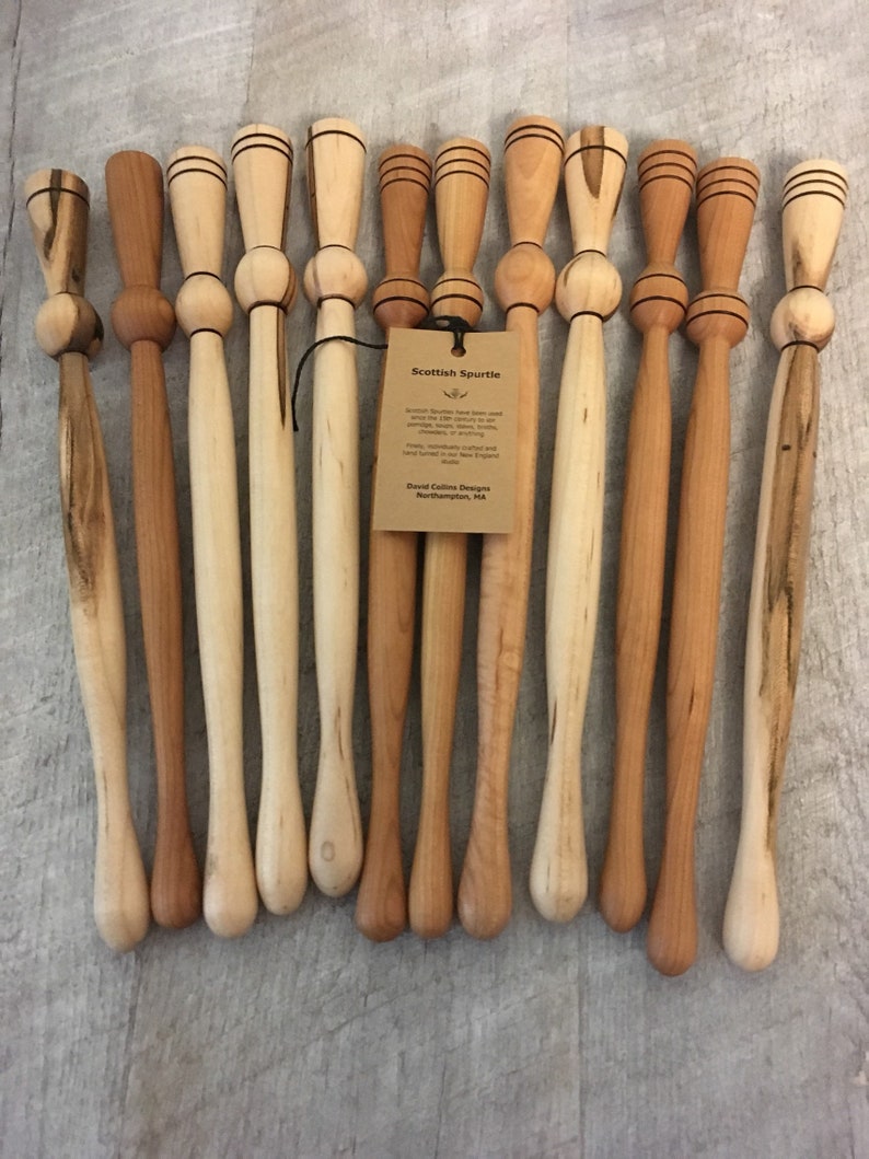 Hand Turned Scottish Spurtles image 1