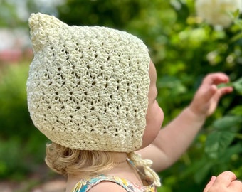 CROCHET PATTERN PDF- Everly Bonnet