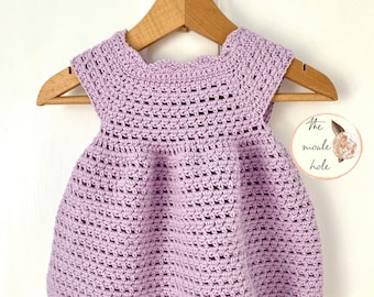 CROCHET PATTERN PDF- Sweet Cecilia Dress/ Baby Dress/ 6 Months to 10 years/ Crochet Dress/ Cute Crochet/ Baby Crochet/Crochet Pattern