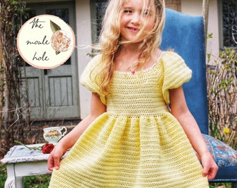 CROCHET PATTERN PDF- Belle Dress