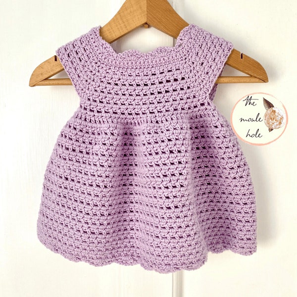 CROCHET PATTERN PDF- Sweet Cecilia Dress/ Baby Dress/ 6 Months to 10 years/ Crochet Dress/ Cute Crochet/ Baby Crochet/Crochet Pattern