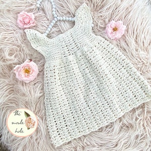 CROCHET PATTERN PDF Marion Dress/ Baby Dress/ Sizes Newborn to 12 years image 2