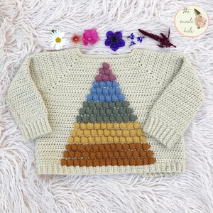 CROCHET PATTERN PDF- Prism Cardigan//Crochet Sweater//Crochet Jumper//Crochet Cardigan