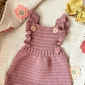 CROCHET PATTERN PDF- Ginny Romper, Baby Romper, Baby Crochet, Baby Girl