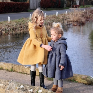 CROCHET PATTERN PDF-Magdalena Jacket//Crochet Coat Pattern//Crochet Jacket/Crochet Hoodie/Crochet Dress/ Girl&#39;s Crochet/Beginner Crochet