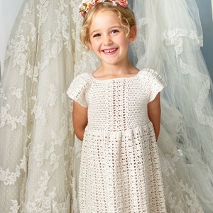 CROCHET PATTERN PDF- Marion Dress/ Baby Dress/ Sizes Newborn to 12 years