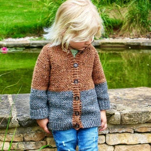 CROCHET PATTERN PDF- Sawyer Cardigan/ Crochet Sweater/ Boys Crochet Pattern/ Baby Sweater/ Baby Cardigan/ Crochet Jumper/ Crochet Cardigan/