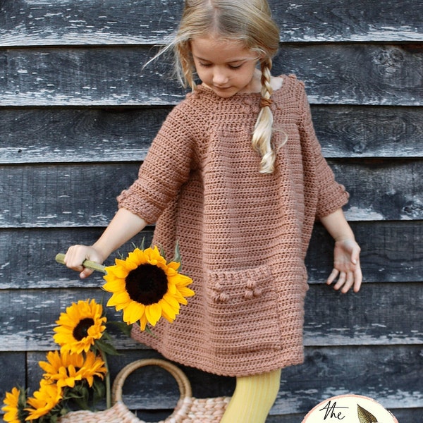 CROCHET PATTERN PDF- Annabelle Dress/ Crochet Dress/ Baby Dress/ Beginner Pattern/ Toddler Dress/ Baby Crochet/ Girl's Crochet/ Easy Crochet