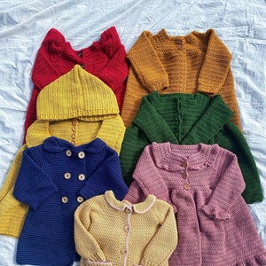 Autumn/ Winter Crochet Girl's Coats/Jacket/Sweaters/Jumpers- Pattern Bundle