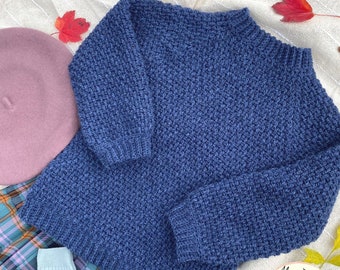Alpine Crochet Sweater Pattern: Unisex Design (PDF Pattern)