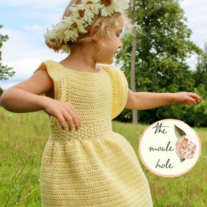 CROCHET PATTERN PDF-Flower Child Dress//Crochet Dress Pattern//Crochet Pattern Girls//Crochet Pattern Baby//Summer Crochet Pattern// image 3