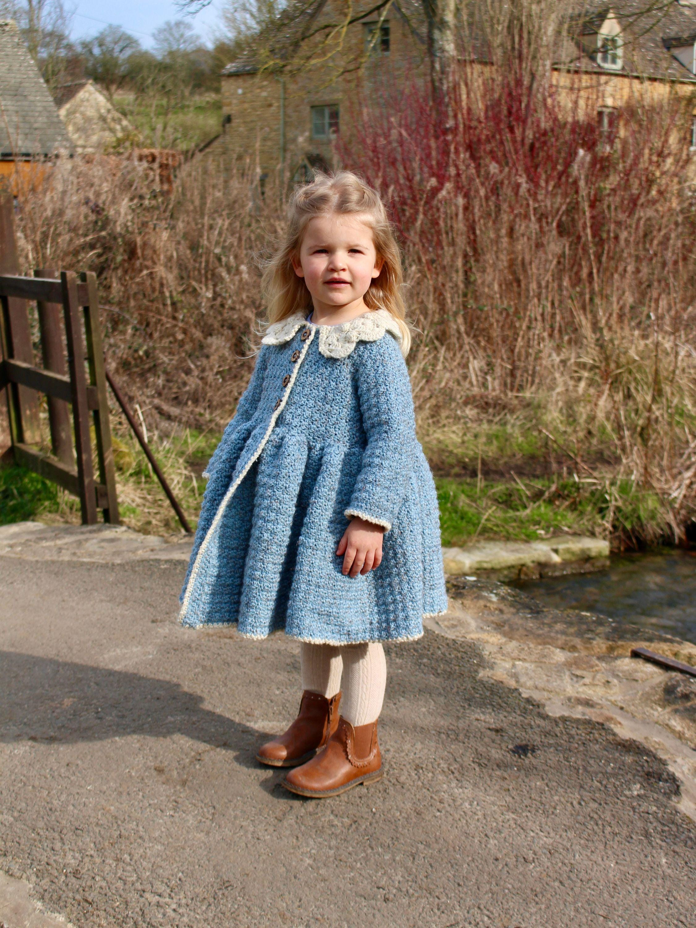 39 Crochet Jacket Patterns with Cardigans, Vests, and Hooded Styles 36 Crochet Girl's Jacket Pattern: Tallulah Design
