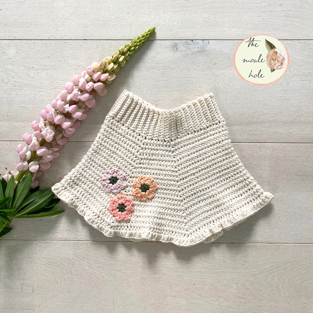 Flower Fairy Crochet Skirt Pattern – Summer Girl Toddler Sizes (PDF ...